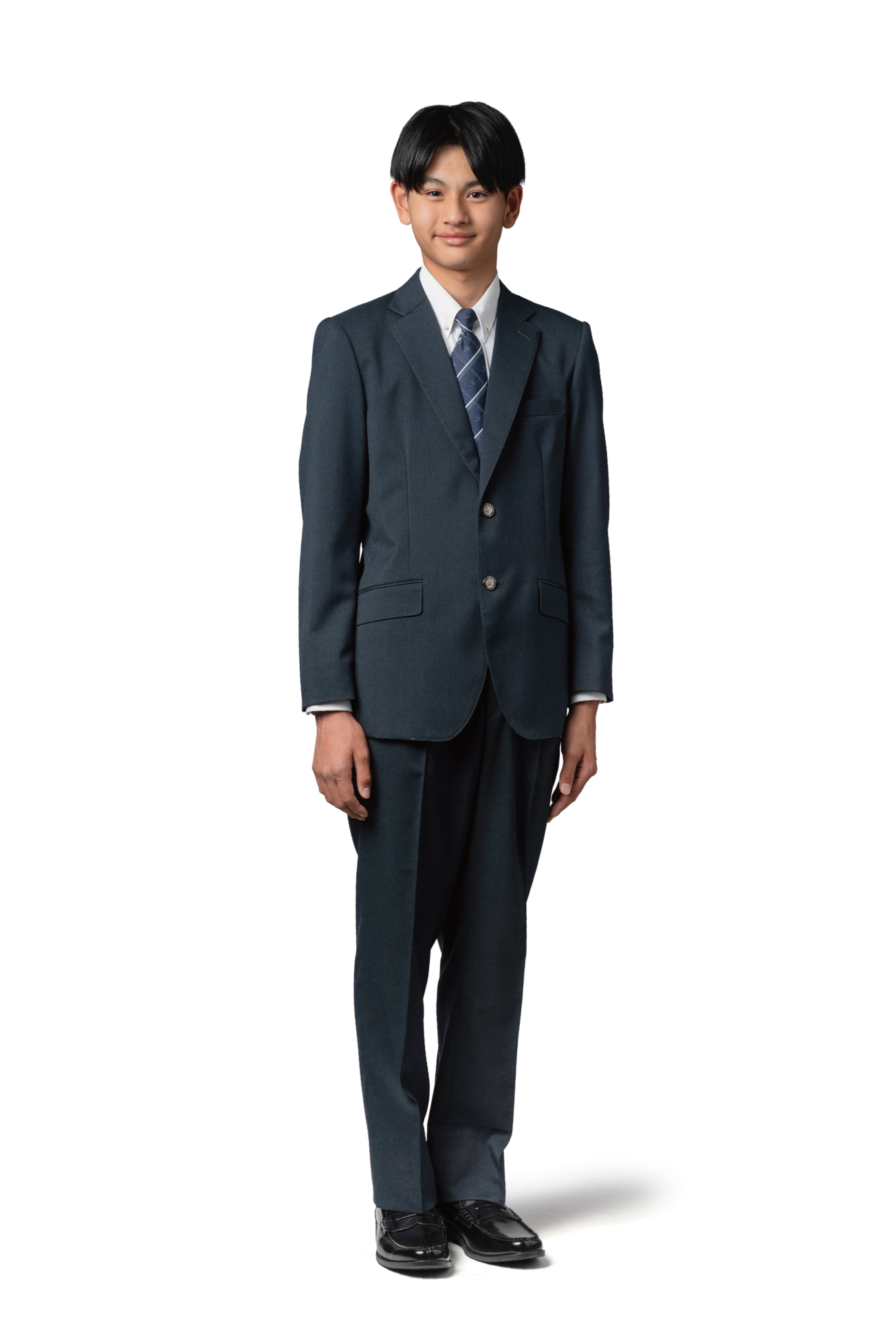 冬服の高校生男子の画像